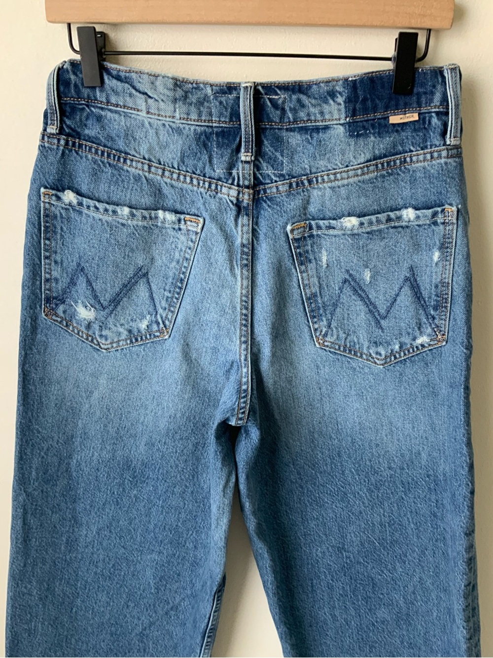 MOTHER SUPERIOR Jeans High Waisted Spinner Skimp Blue Size 27 - Picture 5 of 13